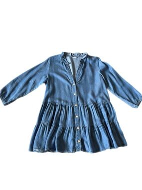 Lascana Women's Denim Button-Down Top